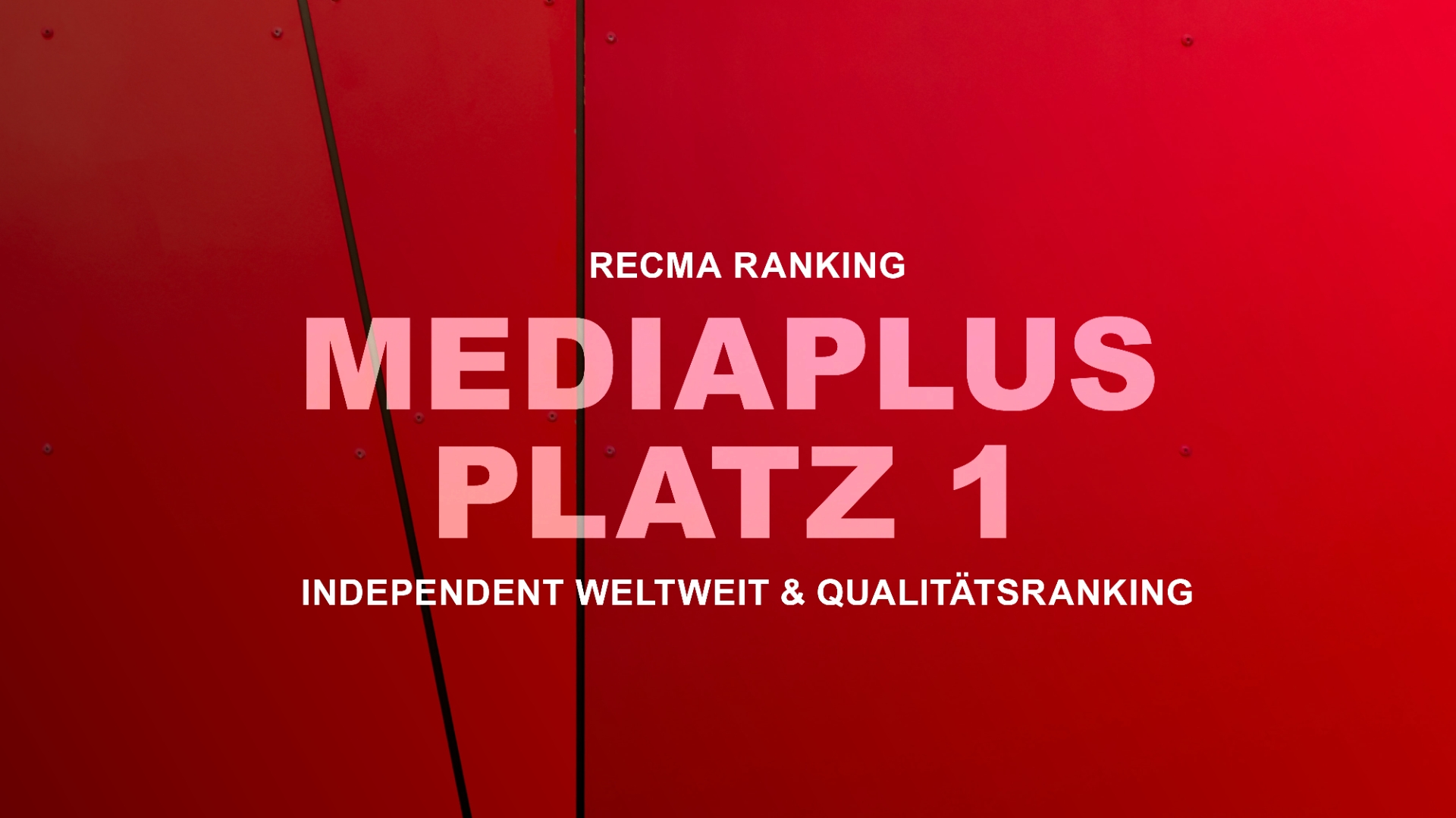 Mediaplus Platz 1 Qualitätsranking